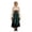 Green-VPvsf, variant on Womens Vintage Bohemian One Shoulder Top and Long Skirt Set Waistband Retro Two Piece Outfit M