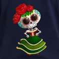 thumbnail image 3 of CafePress - El Dia De Los Muertos Skeleton Girl Long Sleeve T - Women's Long Sleeve Graphic Tee Casual Fit, 3 of 4
