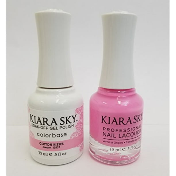 kiara sky gel color soak off uv/led + matching nail polish g537
