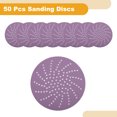 thumbnail image 4 of Unique Bargains 50 Pcs 5" 1500 Grit Universal Sanding Discs - Round Hook and Loop Sandpaper - Paper Base Purple, 4 of 6