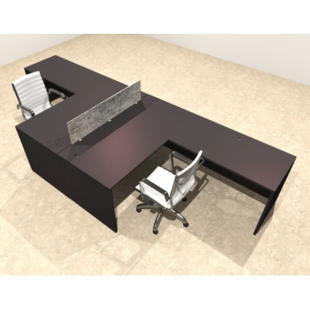 Two Person Modern Accoustic Divider Office Workstation Desk Set #OT-SUL-FPRG28