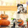 thumbnail image 5 of Halloween Skeleton Decorations, Gothic Wedding Cake Topper, Bride and Groom Resin Figure, Indoor Halloween Decor, Unique Black and White Decor for Home Party, Day of The Dead, 5 of 7