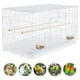 thumbnail image 3 of Antingy 30-inch 2 Pack Stackable Flight Bird Cages for Parakeets Cockatiels Conures Finches Budgies Lovebirds Canaries Small Birds Parrots, White, 3 of 4