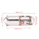 thumbnail image 4 of Silenciador de tubo de escape Ecomeon universal 51 mm acero inoxidable plata, 4 of 5