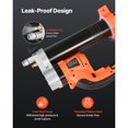 thumbnail image 4 of 20V Cordless Grease Gun 8000 PSI Max Pressure with 2.0Ah Battery LED Light 30 Inch Long Hose Variable Speed Trigger for Vehicles Machines, 4 of 7