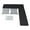 Black, variant on Bowery Hill Polyester Beige Cushion and Pillow Set Rectangular Fully Assembled 62.38"
