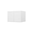 thumbnail image 5 of Furinno Shaker Wall Refrigerator Kitchen Cabinet with 2 Doors, Ready to Assemble, 24 D x 36 W x 24 H, White, 5 of 7
