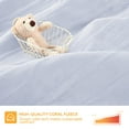thumbnail image 7 of SUNNY HEAT Electric Mattress Pad King Size with 4 Temperature 10H Auto-off, Coral Fleece, White, 7 of 7