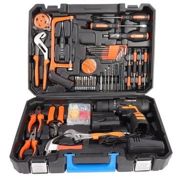 JIAN YA NA Cordless Electric Impact Wrench Gun High Power Driver Li-ion Battery 120Pcs/Set