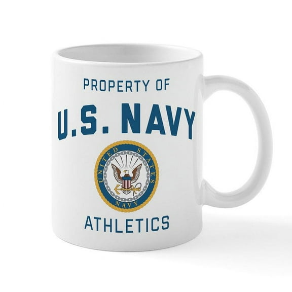 CafePress - Property Of U.S. Navy Athletics - 11 oz Ceramic Mug - Novelty Coffee Tea Cup