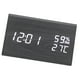 thumbnail image 4 of Reloj despertador digital ANGGREK de madera Triangular Portátil Multifuncional, 4 of 8