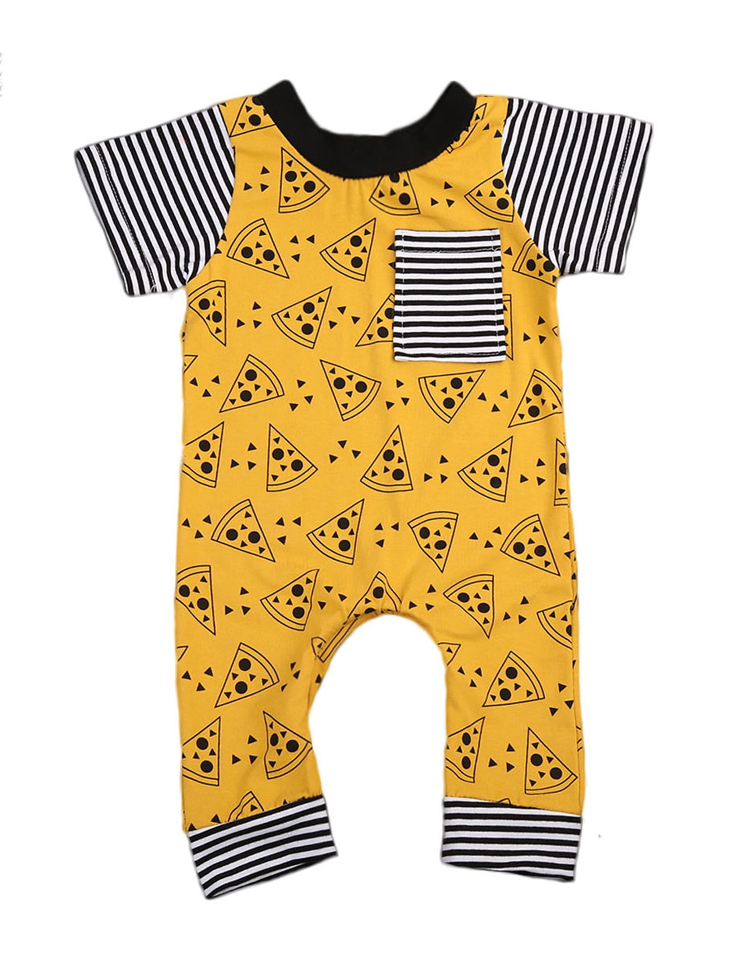 yellow romper baby boy