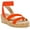 Orange, variant on Anne Klein Womens Alyson Ankle Strap Slingback Wedge Sandals
