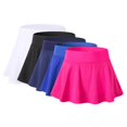 thumbnail image 3 of Jupe Patineuse Mini Décontractée Évasée Polyvalente de Base pour Femmes, Athlétique, à Séchage Rapide, d'Entraînement, Legging Court à Jupe pour Femmes, Jupe-Short Mini Évasée Unie de Base & Jupes de Tennis pour Femmes, Pantalons, 3 of 7