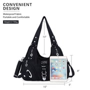 Angelkiss Hobo Shouder Purses for Women Crossbody Bag with Adjustable Long Straps Ultra Soft with Multiple Pockets