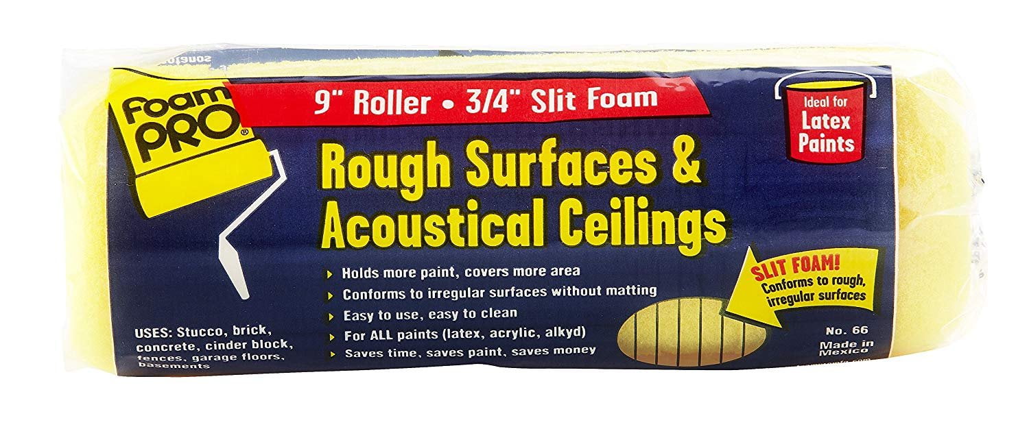FOAM PRO 00066 9Inch X 3/4Inch Rough Coater Slit Foam