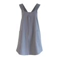 thumbnail image 1 of Linen kitchen aprons for women with cute pockets for cooking painting gardening cleaning, 1 of 5