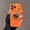 Orange, variant on Case for iPhone 14 Pro, Large Window Tempered Glass Camera Frame with Ring Kickstand & Make-Up Mirror, TPU + PC Protective Slim Anti-Scratch Phone Case for Men Women Boys Girls, Rose