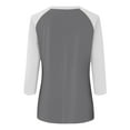 thumbnail image 4 of Jewelreauty Women Tunic Tops Raglan Elbow Length Crewneck T-Shirts Summer Casual Basic Tee, 4 of 7