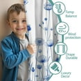 thumbnail image 3 of Blackout Kids Curtains,Blue Flowers Childrens Insulated Curtains Set Of 2,Bedroom Essentials,Toddler Room Decor 42x84in(106x213cm), 3 of 4
