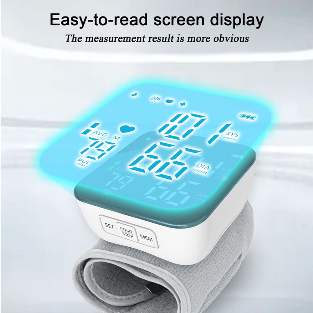 Moonsun Automatic Wrist Blood Pressure Monitor with Voice photo 7