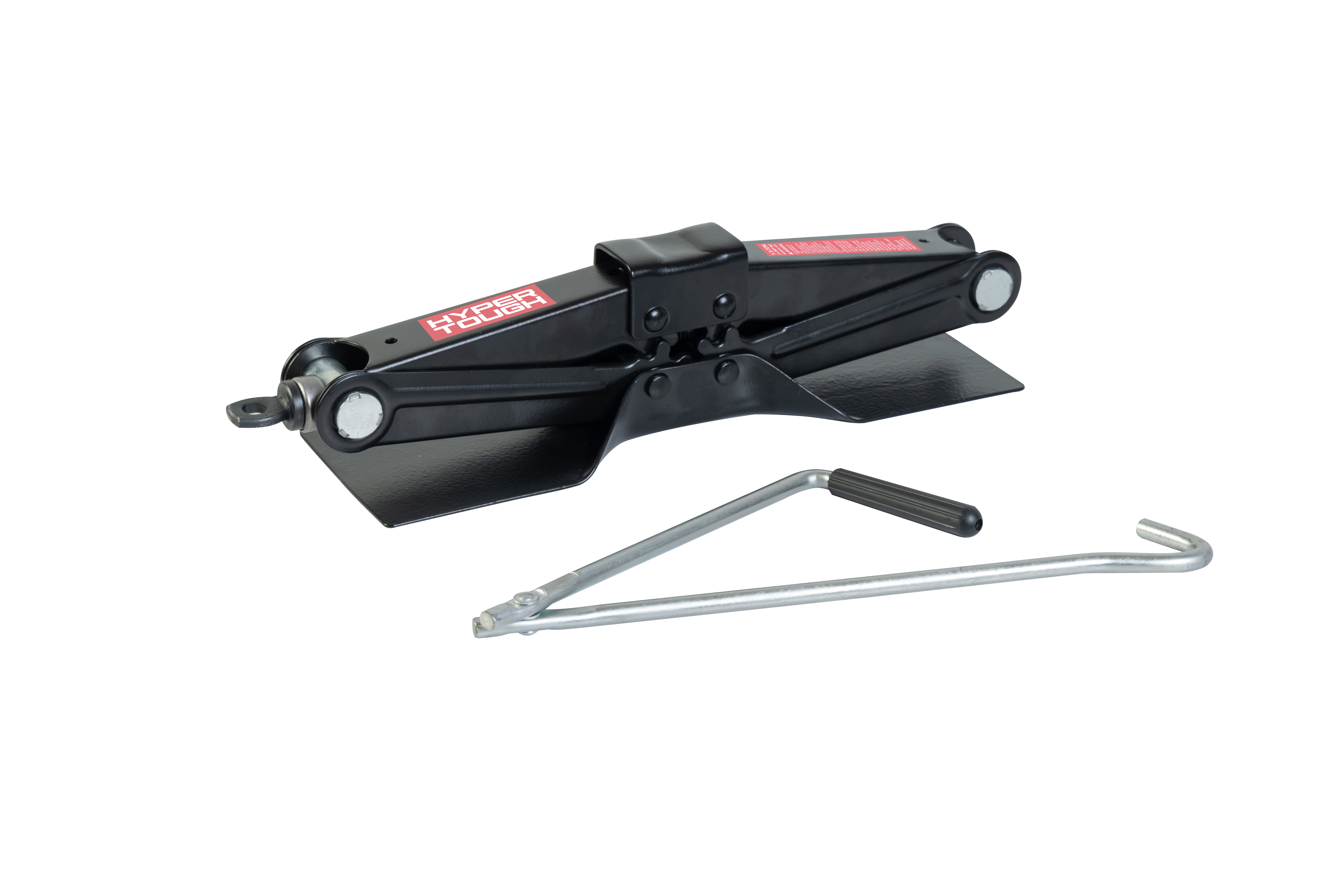 Hyper Tough T10152W Universal Vehicle Scissor Jack, 1.5 Ton Black