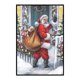 thumbnail image 1 of Cuadros Decorativos Punto de cruz completo Papá Noel dando regalos 11CT estampado DIY bordado (SZX99 Likrtyny embutido en tela, 1 of 9