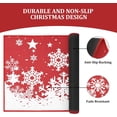 thumbnail image 4 of Christmas Doormat 20 x 32 Inch Holiday Xmas Decorative Door Mat Winter Christmas Snowflakes Welcome Mat Outdoor Indoor Non Slip Entrance Floor Door Mat Front Porch for Home Decoration, 4 of 6