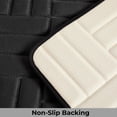 thumbnail image 3 of 1 Piece Rectangular Color Variant Memory Foam Bathroom Rug Set Non-Slip PVC Backing, 3 of 5