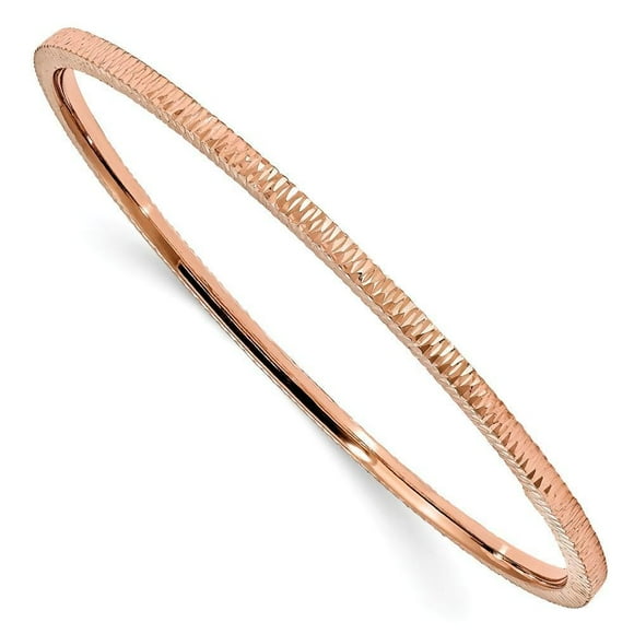 Leslie's Bracelet Slip-On en Or Blanc et Rose 14 Carats