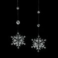 thumbnail image 4 of 2 unids/lote acrílico cristal copo de nieve cadena Garland cortina boda ornamento Home Party Decor, 4 of 8