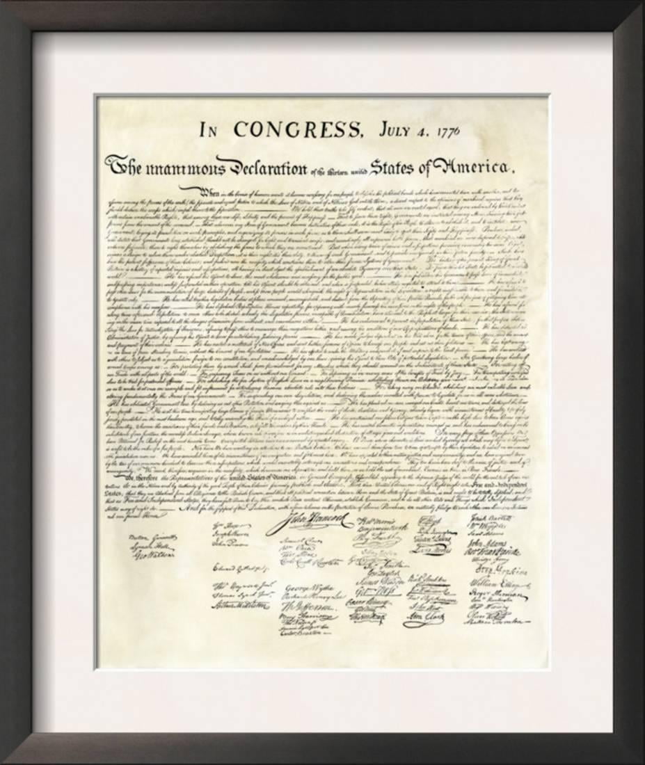 declaration of independence snap art