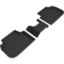 3D MAXpider Custom Fit Kagu Floor Mat (Black) Compatible with BMW 2 Series Gran Coupe (F44) RWD 2020-2023 - Second Row