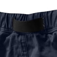 thumbnail image 5 of FRSASU Men's Work Cargo Shorts Lightweight Elastic Waist Belted Cargo Pockets Beach Casual Outdoor Work Wear Shorts for Men Blue, 5 of 9