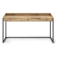 thumbnail image 4 of Simpli Home Ralston 60 inch Wide Solid Acacia Wood Modern Industrial Desk in Distressed Golden Wheat, 4 of 12
