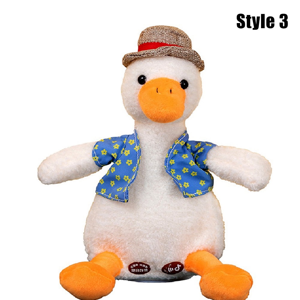 Net celebrity toys can learn to talk repeat duck dolls B1Q9 