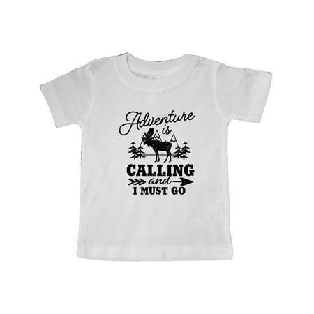 

Inktastic Adventure is Calling and I Must Go with Moose Gift Baby Boy or Baby Girl T-Shirt