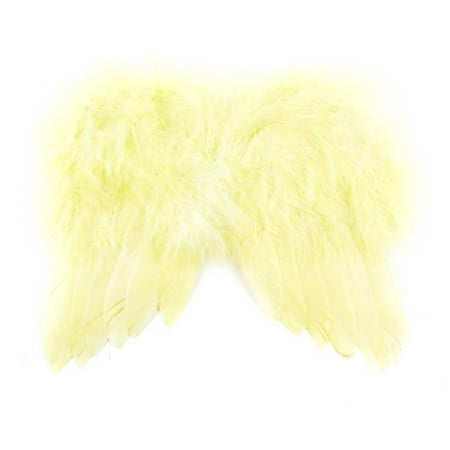Midwest Design Imports 10996 Mini Feather Wings, Baby Yellow - 3 Piece