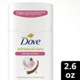 thumbnail image 3 of Dove Advanced Care Antiperspirant Deodorant Stick Caring Coconut, 2.6 oz, 3 of 10
