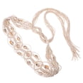 thumbnail image 1 of KAKOWELY Cinturón Ancho De Macramé Para Mujer Estilo Boho Con Conchas Simuladas Para Ocasiones Casuales, 1 of 7