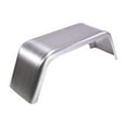 thumbnail image 2 of Husky Towing Trailer Fender F0004 Single Wheel Jeep Style; Fits 8 to 12 Inch Wheels; 1 Inch Radius Front and Rear; Unlighted; Oil Coated; Raw; 16 Gauge Cold Rolled Steel; 5.6 Pound Weight; Single, 2 of 3