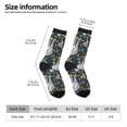 thumbnail image 2 of KLL Cute Sloth Print Cool Socks Men's Women's Crew Socks Funny Crazy Novelty Stockings, 2 of 6