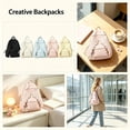 thumbnail image 2 of Angel Wing Backpack, Cute Kawaii Backpack with 3D Quilted Wings, Lightweight Aesthetic Daypack with Pockets, 2 of 7