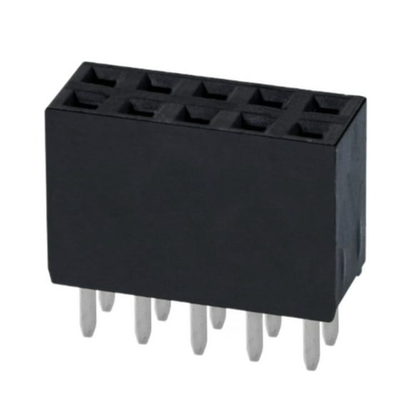 Pack of 4 PPTC052LFBN-RC Connector 10 Position Header 0.100 (2.54mm) Through Hole Tin