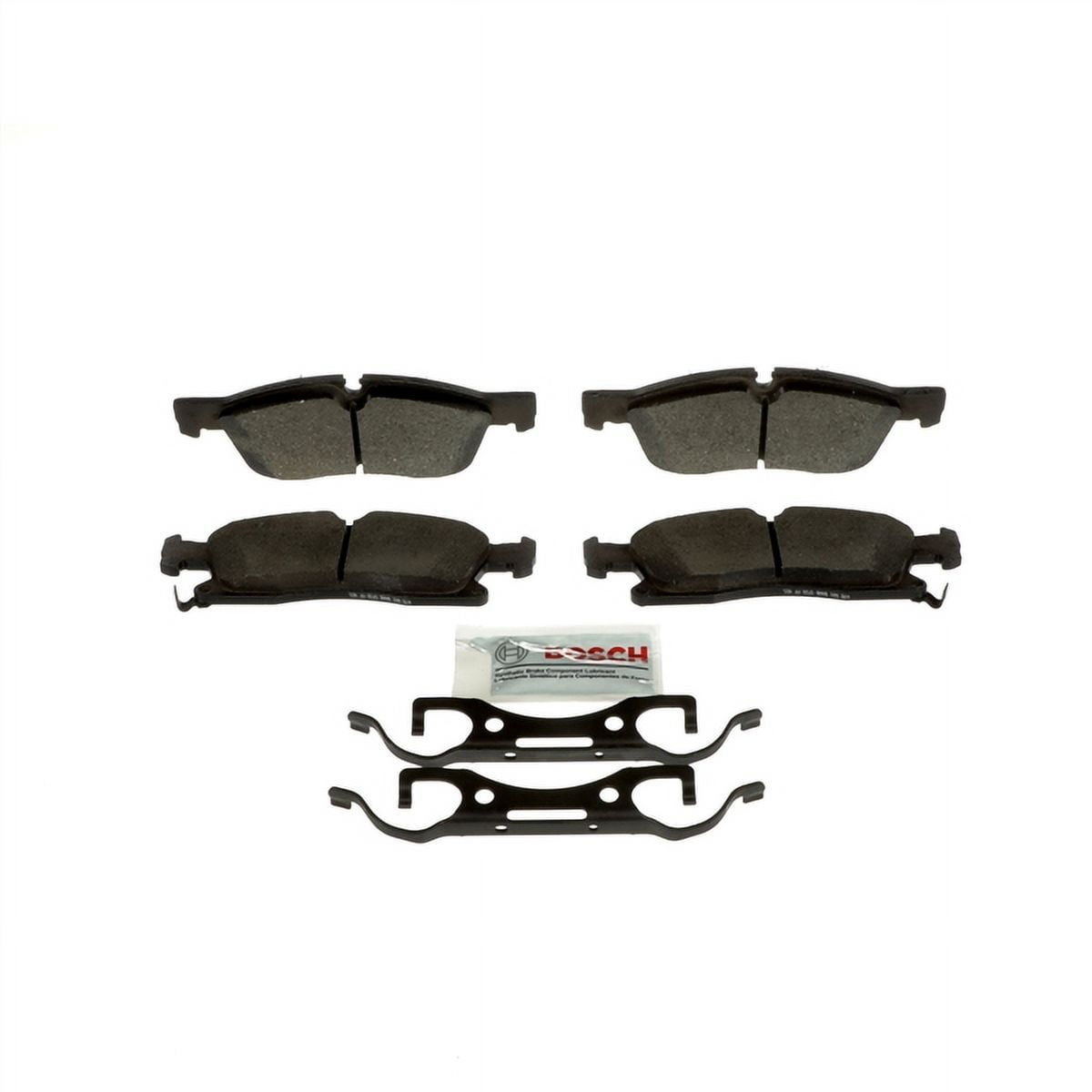 Bosch BE1904H Bosch Blue Brake Pads w/ Hardware Fits select: 2017-2018 JEEP GRAND CHEROKEE LIMITED, 2017-2018 DODGE DURANGO
