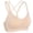 Khaki, variant on Fesfesfes Womens Sports Bras Cozy Elasticity Wireless Bra Yoga Bra Quick Dry Underwears Under $10