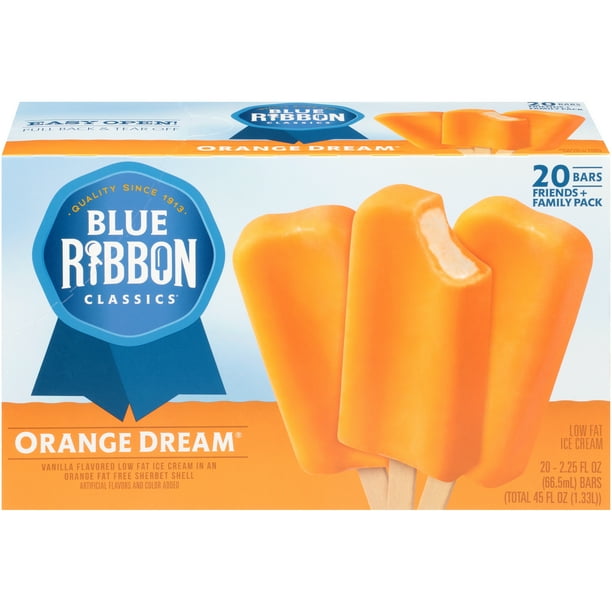 Blue Ribbon Classics Orange Dream Ice Cream Bar , 20pk
