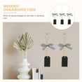 thumbnail image 3 of Shisuyan 10Pcs Decorative Tag Wood Black for Hotel Decor and Message Leaving, 3 of 8