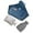 Sky Blue, variant on Hot Water Bottle with Cover Waist Three-Piece Set of Hot Water Bag Warm Belt Cloth Pvc Water Bag, Warm Waist Warm Stomach Rubber Hot Water Bottle Hot Water Bottle Rubber