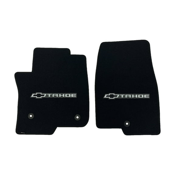 Lloyd Mats Custom Fit Floor Mats for Chevy Tahoe 2021-On LogoMat 2Pc Set Charcoal